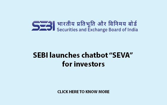 SEBI Website Banner 2024 Chat bot Seva